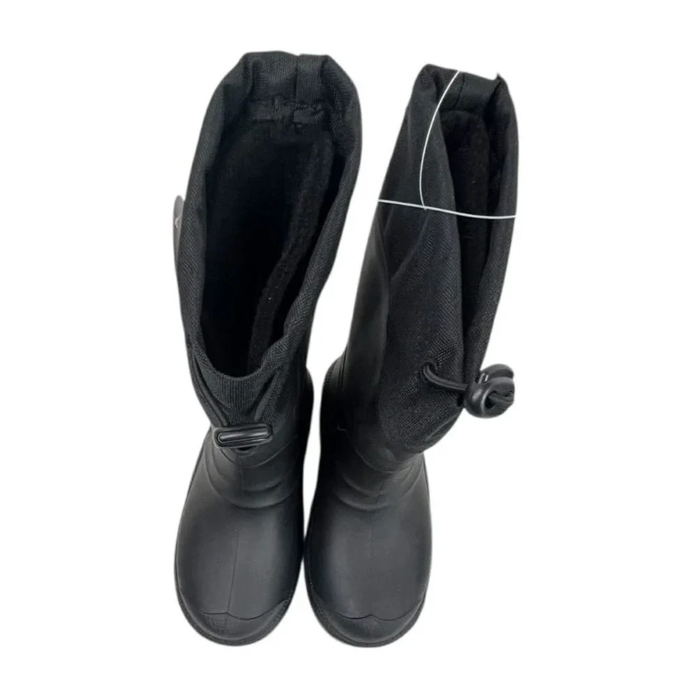 Wonder Nation‎ Unisex Size 9 Black Winter Insulated To -25 degrees Rubber Boots